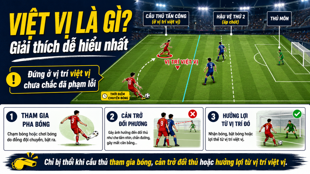 Việt vị là gì? Giải thích dễ hiểu nhất