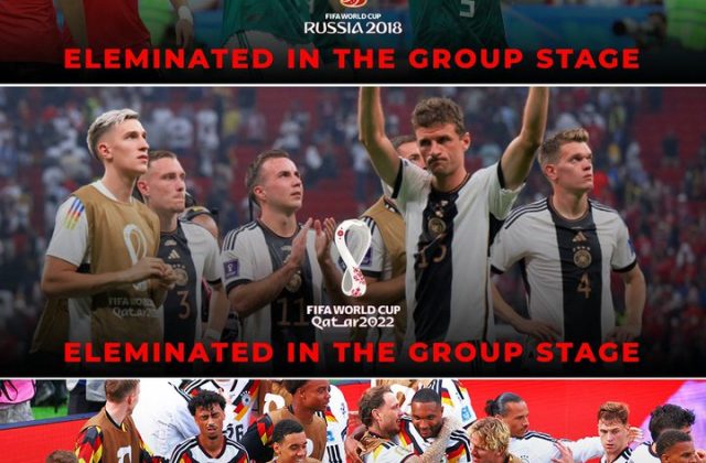 Các cầu thủ Đức ăn mừng tấm vé vào vòng knock-out World Cup 2026