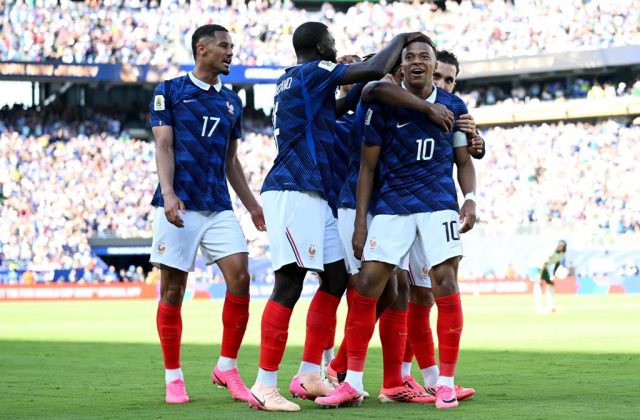 Kylian Mbappe an mung ban thang trong tran Phap gap Senegal tai World Cup 2026