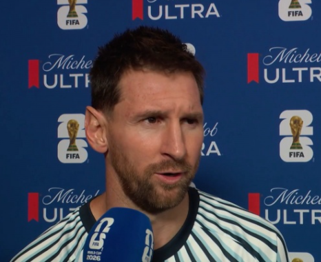 Messi tra loi phong van sau chien thang cua Argentina