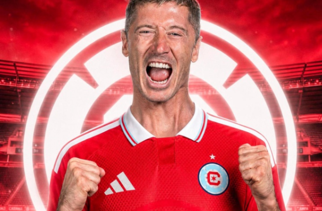 Robert Lewandowski trong thông tin gia nhập Chicago Fire tại MLS