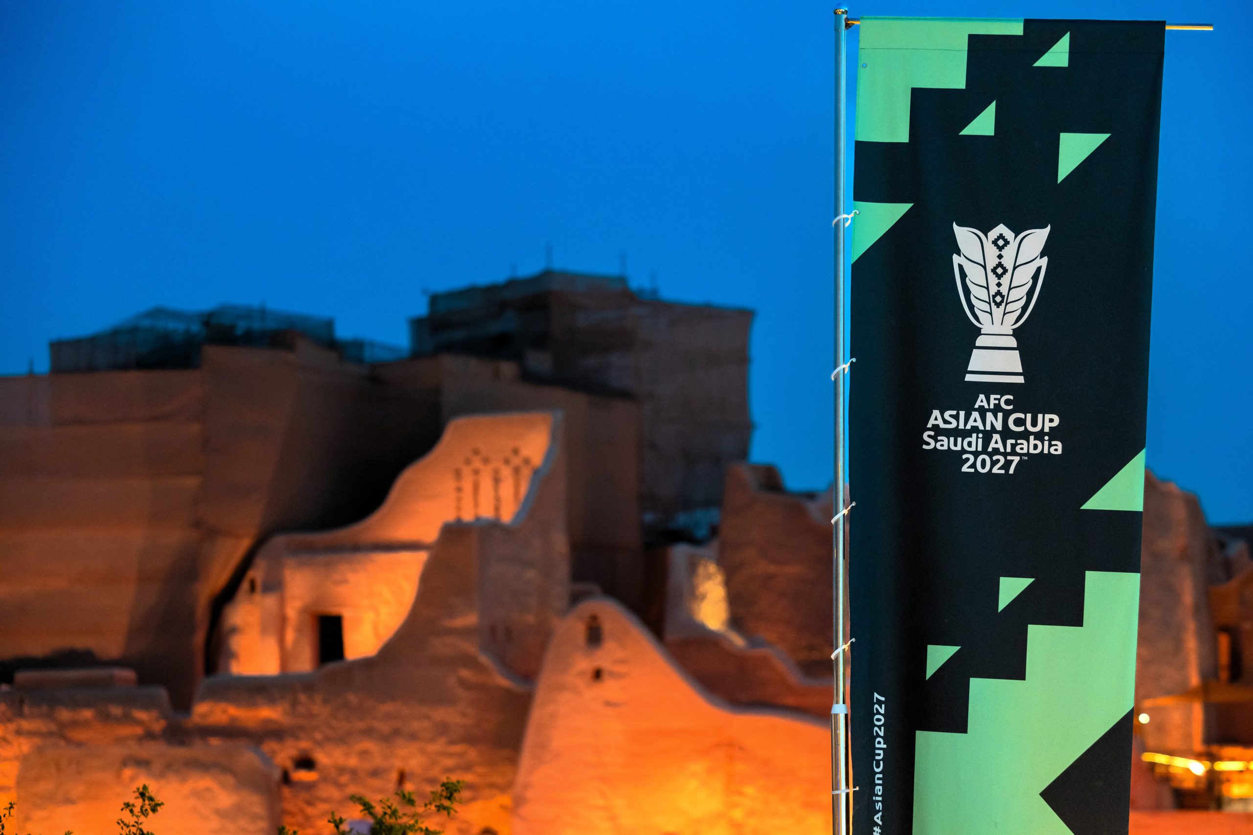 Đồ họa chính thức AFC Asian Cup Saudi Arabia 2027