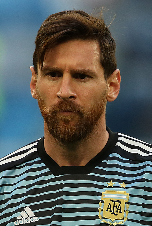 Lionel Messi thi đấu cho đội tuyển Argentina