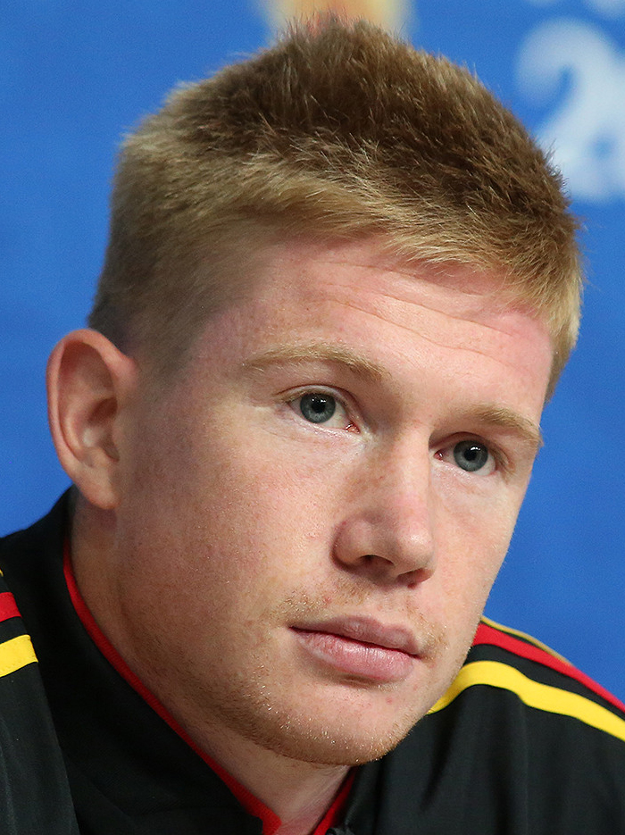 Kevin De Bruyne trong màu áo đội tuyển Bỉ
