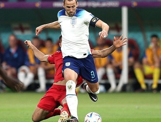 Harry Kane trong màu áo đội tuyển Anh tại World Cup