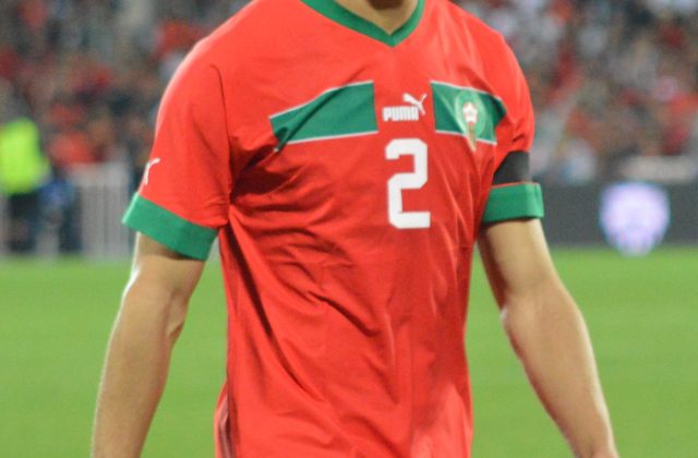 Achraf Hakimi trong màu áo Morocco trước tứ kết World Cup 2026