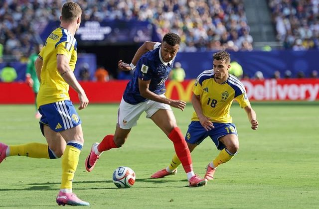 Kylian Mbappe trong trận Pháp thắng Thụy Điển 3-0 tại World Cup 2026