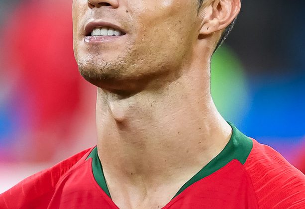 Cristiano Ronaldo trong mau ao Bo Dao Nha truoc tran gap Croatia tai World Cup 2026