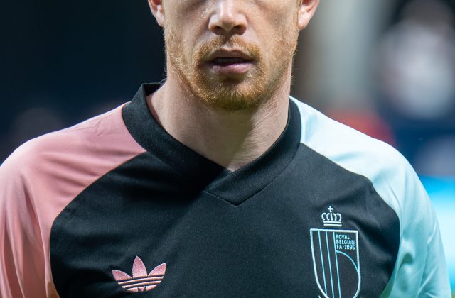 Kevin De Bruyne trong màu áo Bỉ trước tứ kết gặp Tây Ban Nha