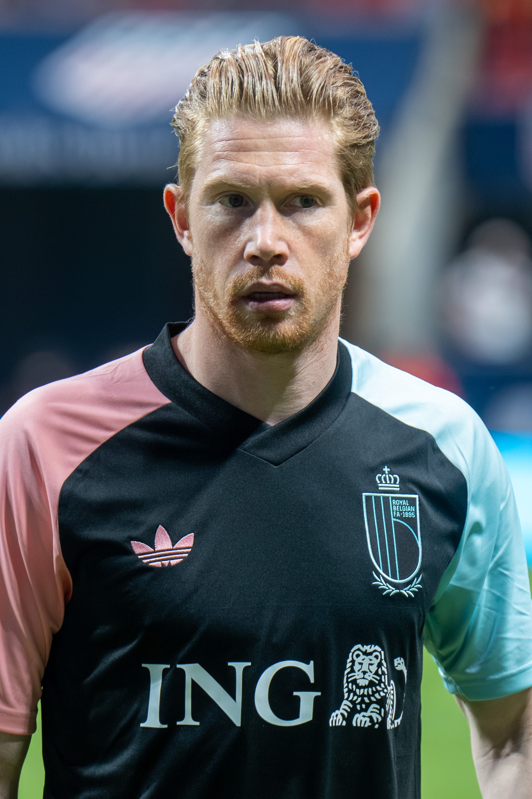 Kevin De Bruyne trong màu áo Bỉ trước tứ kết gặp Tây Ban Nha