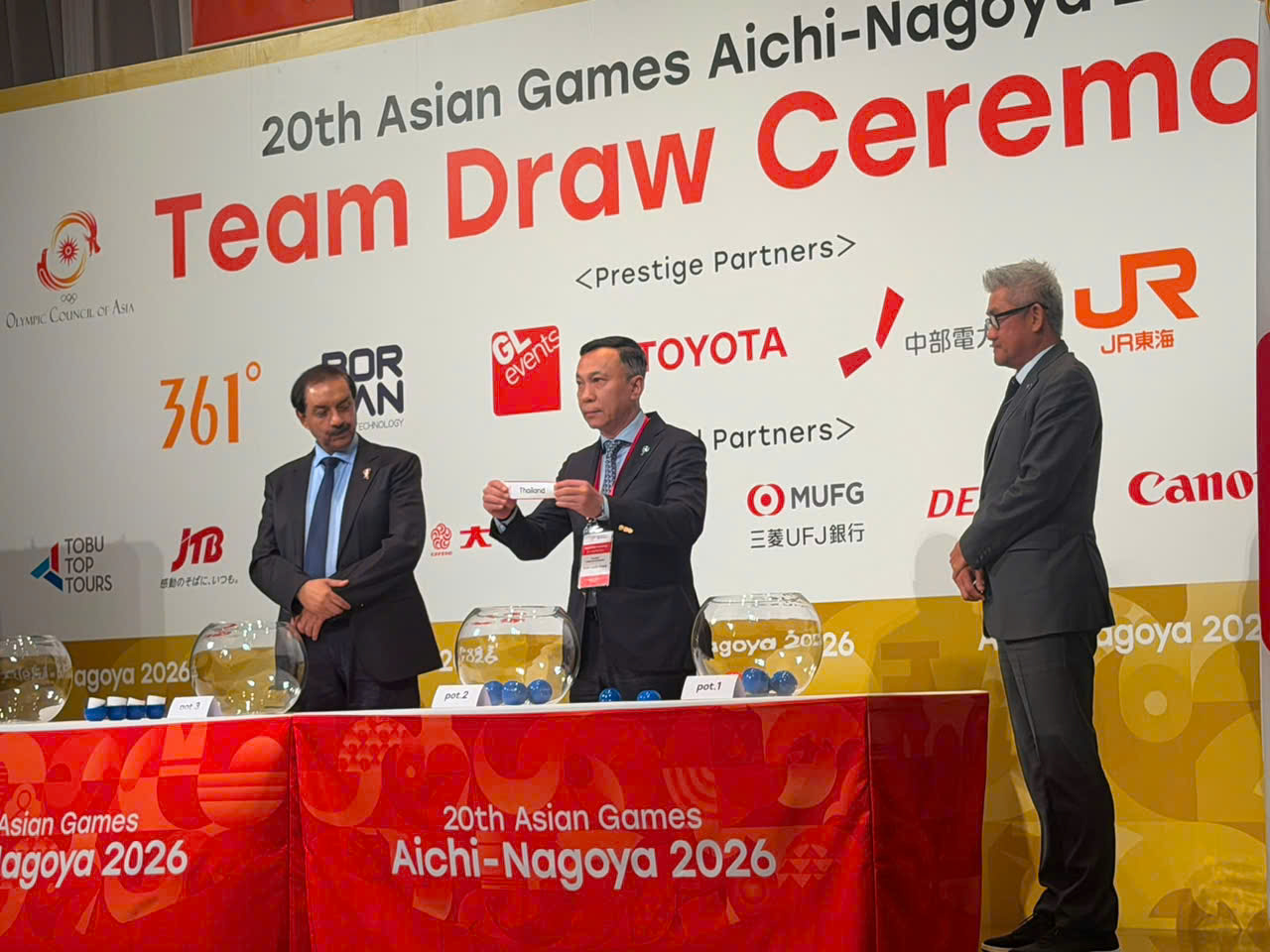 Kết quả bốc thăm bóng đá nam ASIAD 2026 có U23 Việt Nam ở bảng C