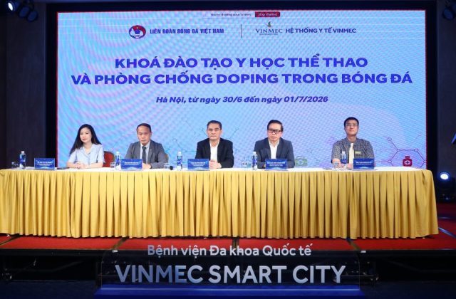 VFF và Vinmec tổ chức khóa tập huấn y học thể thao và phòng chống doping