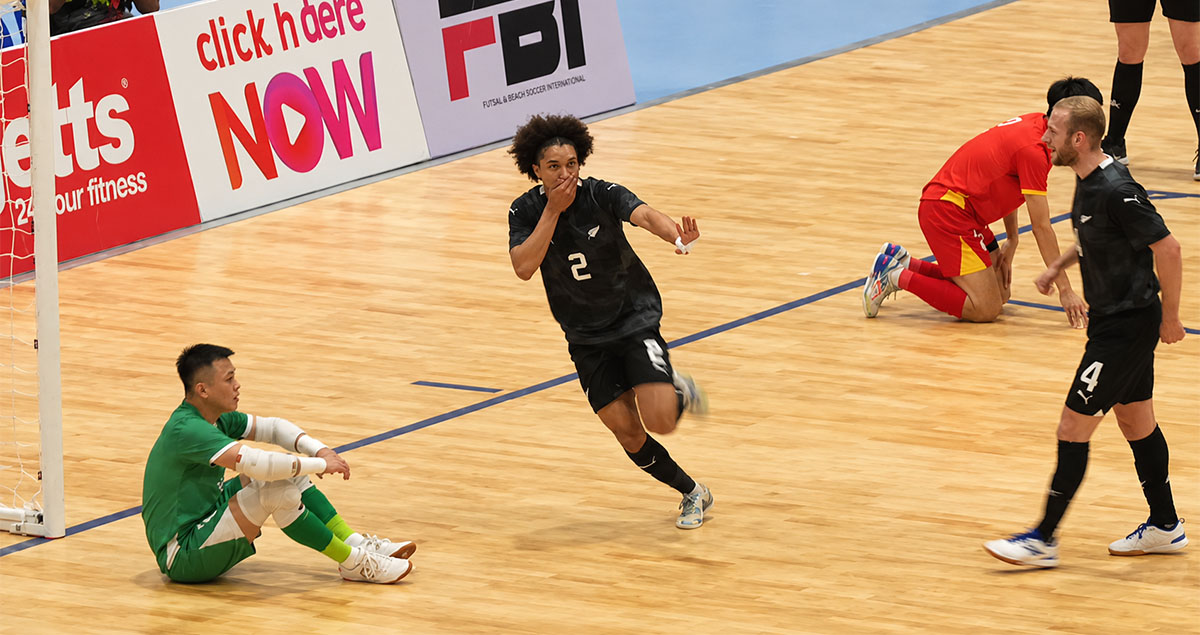 Trận futsal Việt Nam thắng New Zealand 4-1 tại Thái Lan