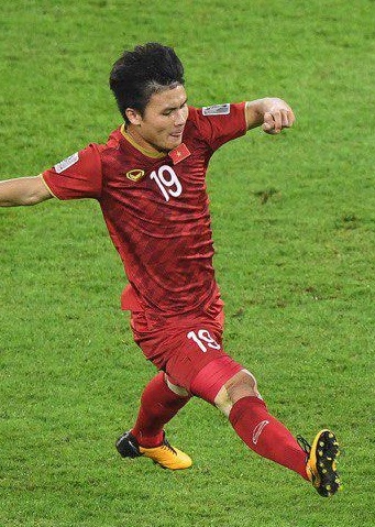 Nguyễn Quang Hải trong màu áo đội tuyển Việt Nam
