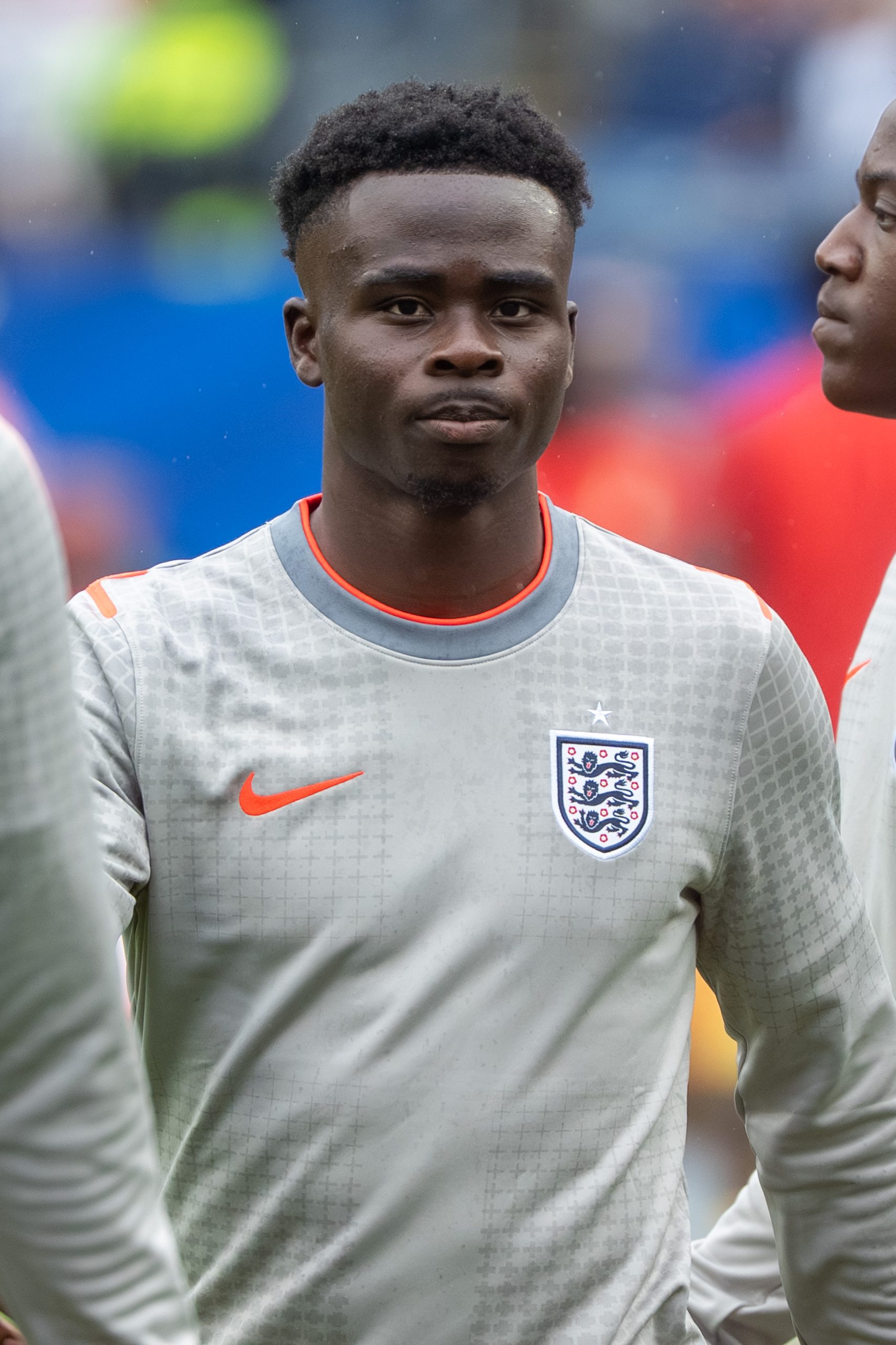 Bukayo Saka trong màu áo đội tuyển Anh