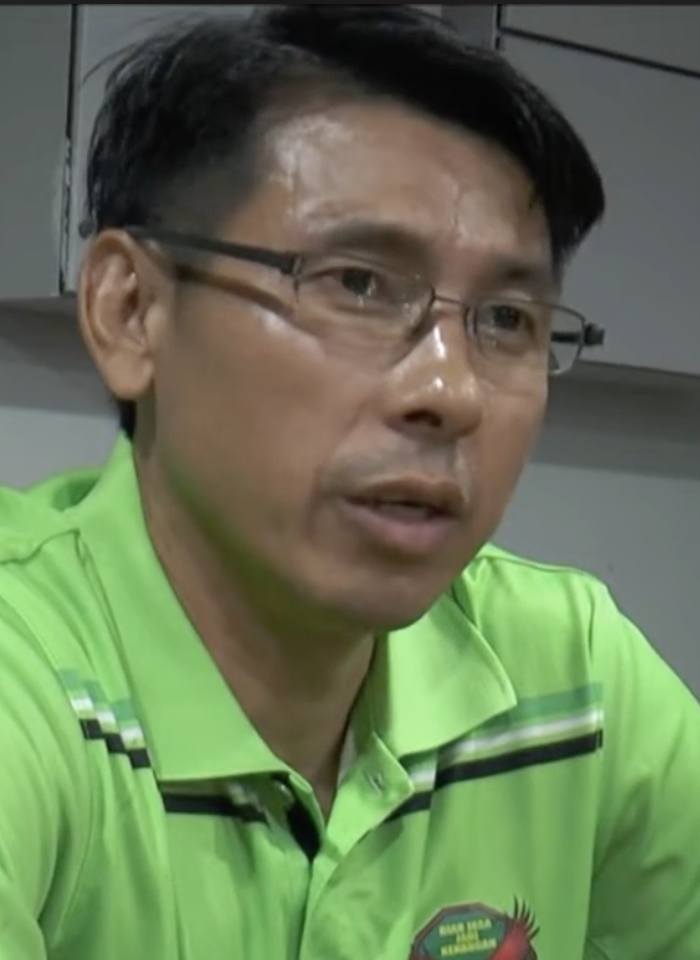 HLV Tan Cheng Hoe trong buổi họp báo năm 2014 khi dẫn dắt Kedah