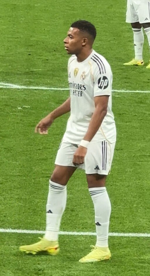 Kylian Mbappe trong trận đấu của Real Madrid